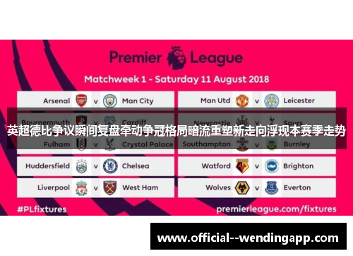 英超德比争议瞬间复盘牵动争冠格局暗流重塑新走向浮现本赛季走势